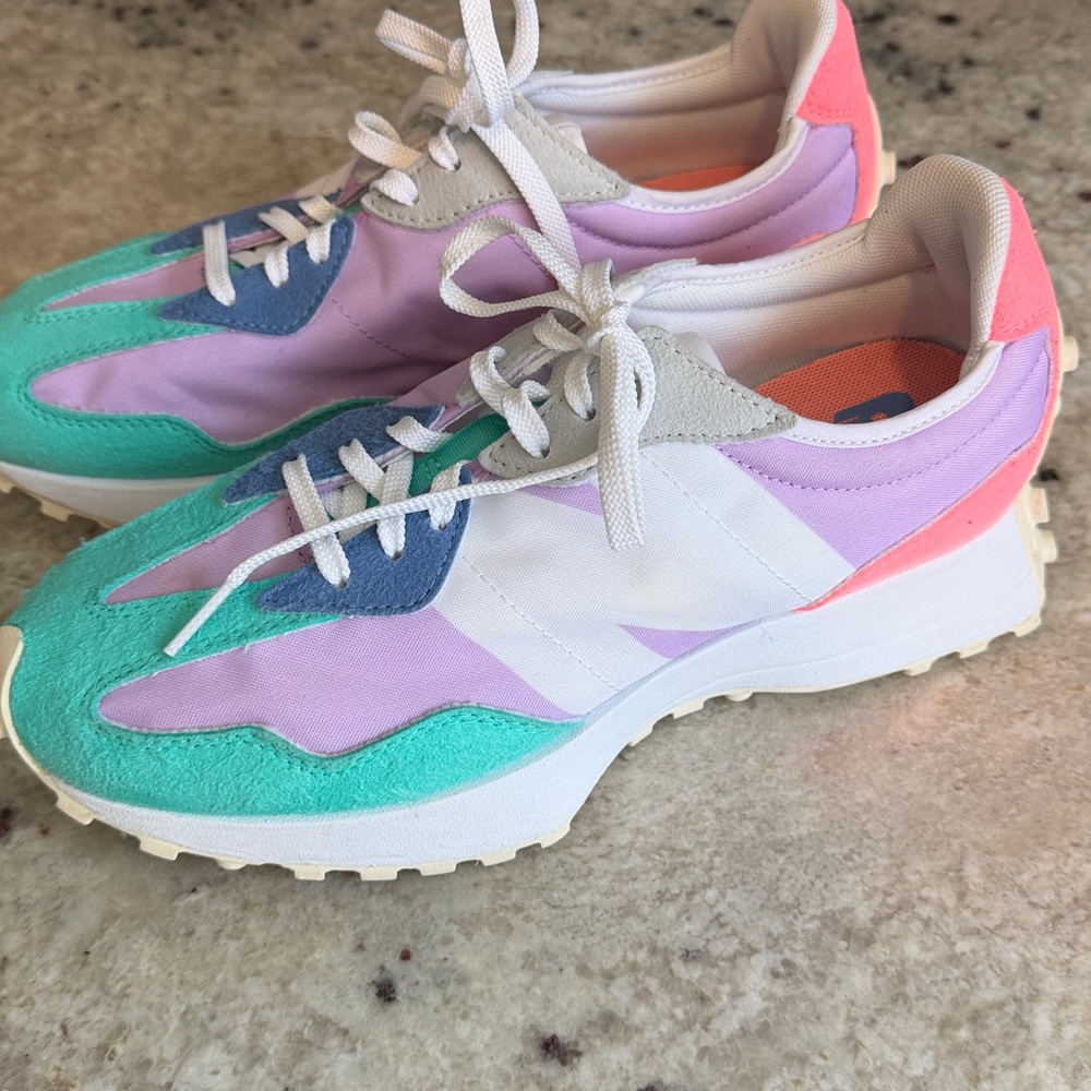 New Balance Wmns 327 'Dark Violet Summer Jade' - Picture 3 of 10